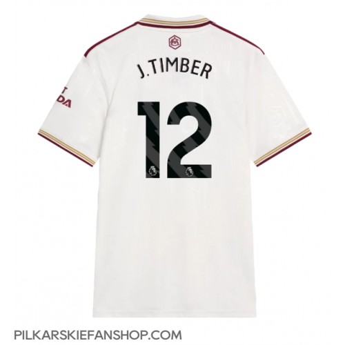 Koszulka piłkarska Arsenal Jurrien Timber #12 Strój Trzeci 2025-26 tanio Krótki Rękaw Koszulka piłkarska Arsenal Jurrien Timber #12 Strój Trzeci 2025-26 tanio Krótki Rękaw